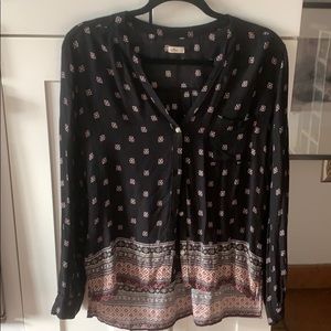 Hollister button up blouse
